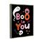 Stupell Industries Boo To You Smiling Halloween Elements Framed Floater Canvas Wall Art